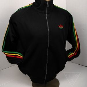 red yellow green adidas jacket